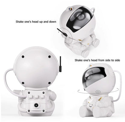 Star Projector Sitting Astronaut Galaxy Night Light