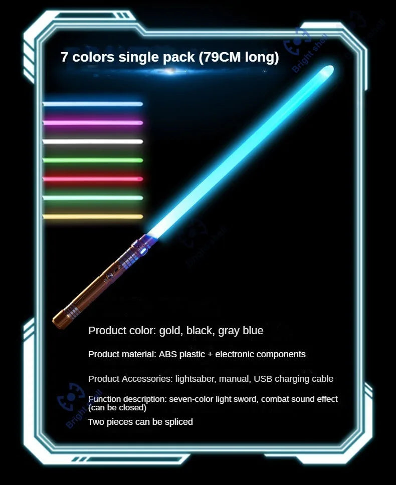 RGB Metal Lightsaber Laser Sword