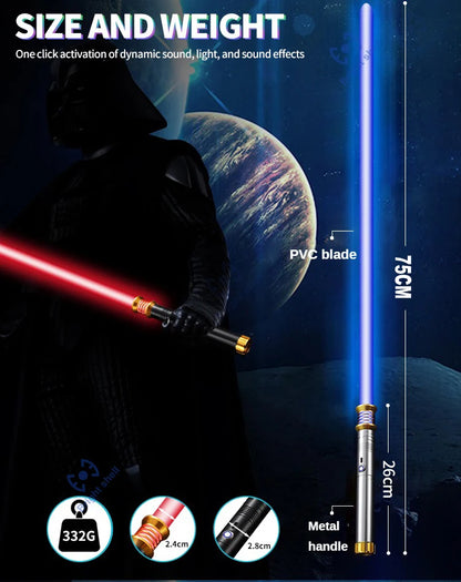 RGB Metal Lightsaber Laser Sword