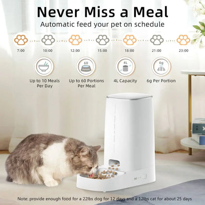 ROJECO Automatic Cat Feeder