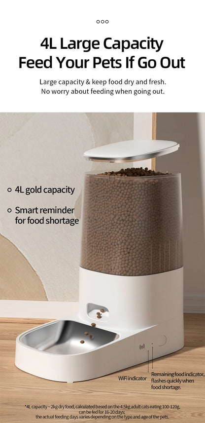 ROJECO Automatic Cat Feeder