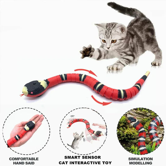 Smart Sensing Snake Cat Toys Electric