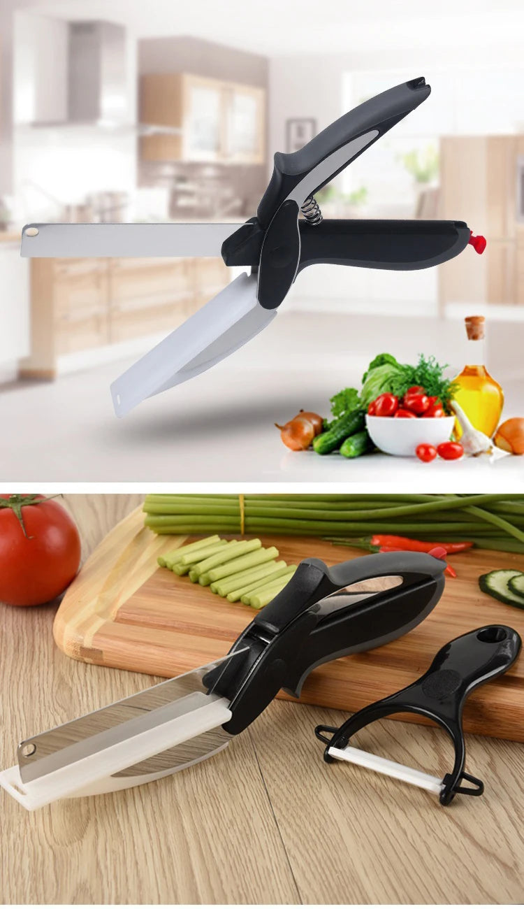 Chop Kitchen Scissors with Cutting Board