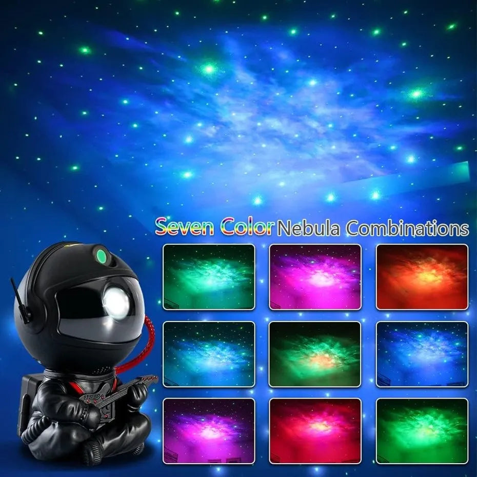 Star Projector Sitting Astronaut Galaxy Night Light