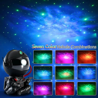 Star Projector Sitting Astronaut Galaxy Night Light