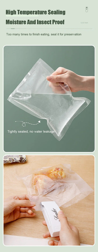 Plastic Heat Bag Sealer Food Packaging