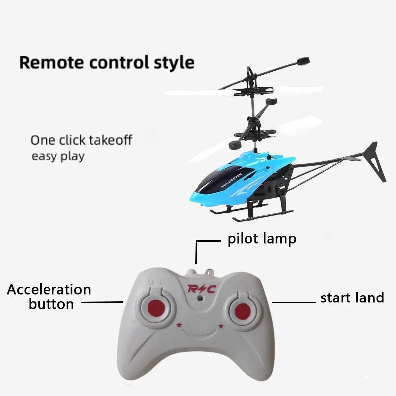 Rechargeable Mini RC Drone Remote Safe Fall-resistant