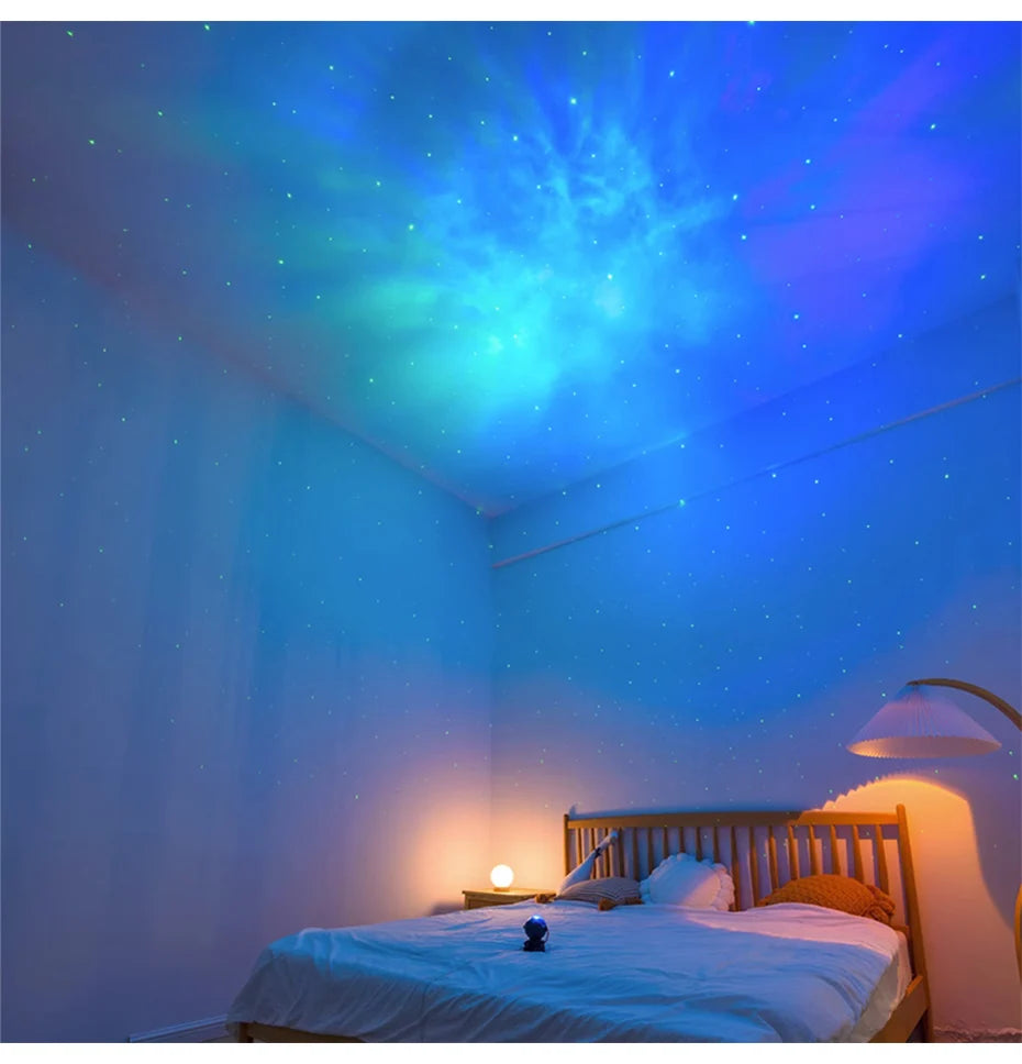 Star Projector Sitting Astronaut Galaxy Night Light