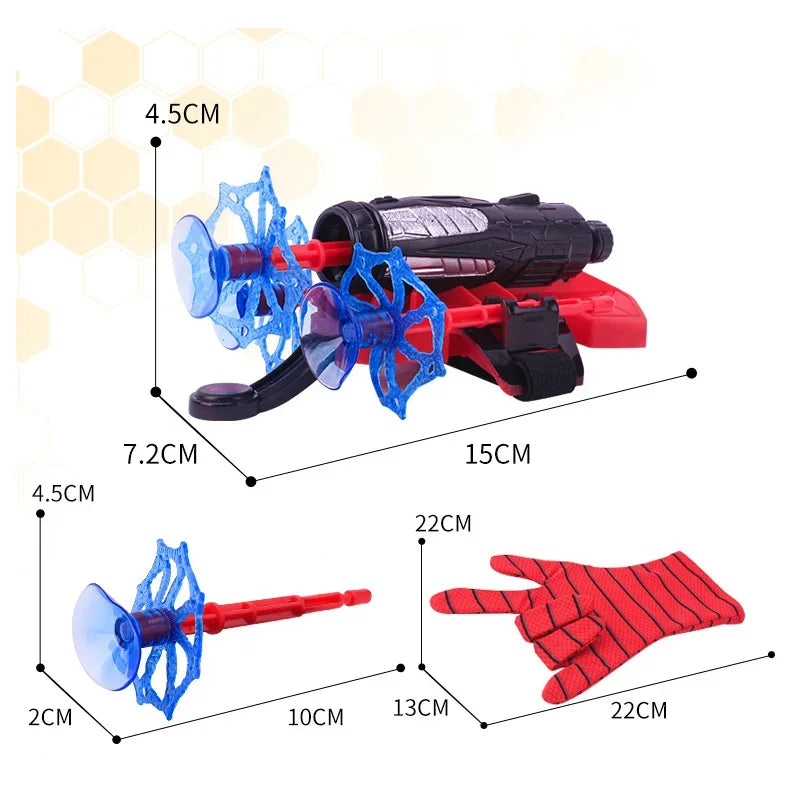 Cartoon Superhero Spider Silk Launcher Toys