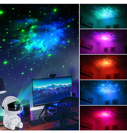 Star Projector Sitting Astronaut Galaxy Night Light