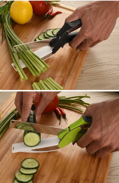 Chop Kitchen Scissors with Cutting Board