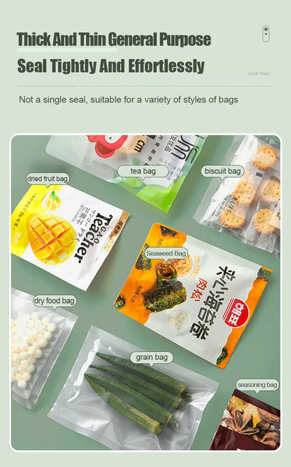 Plastic Heat Bag Sealer Food Packaging